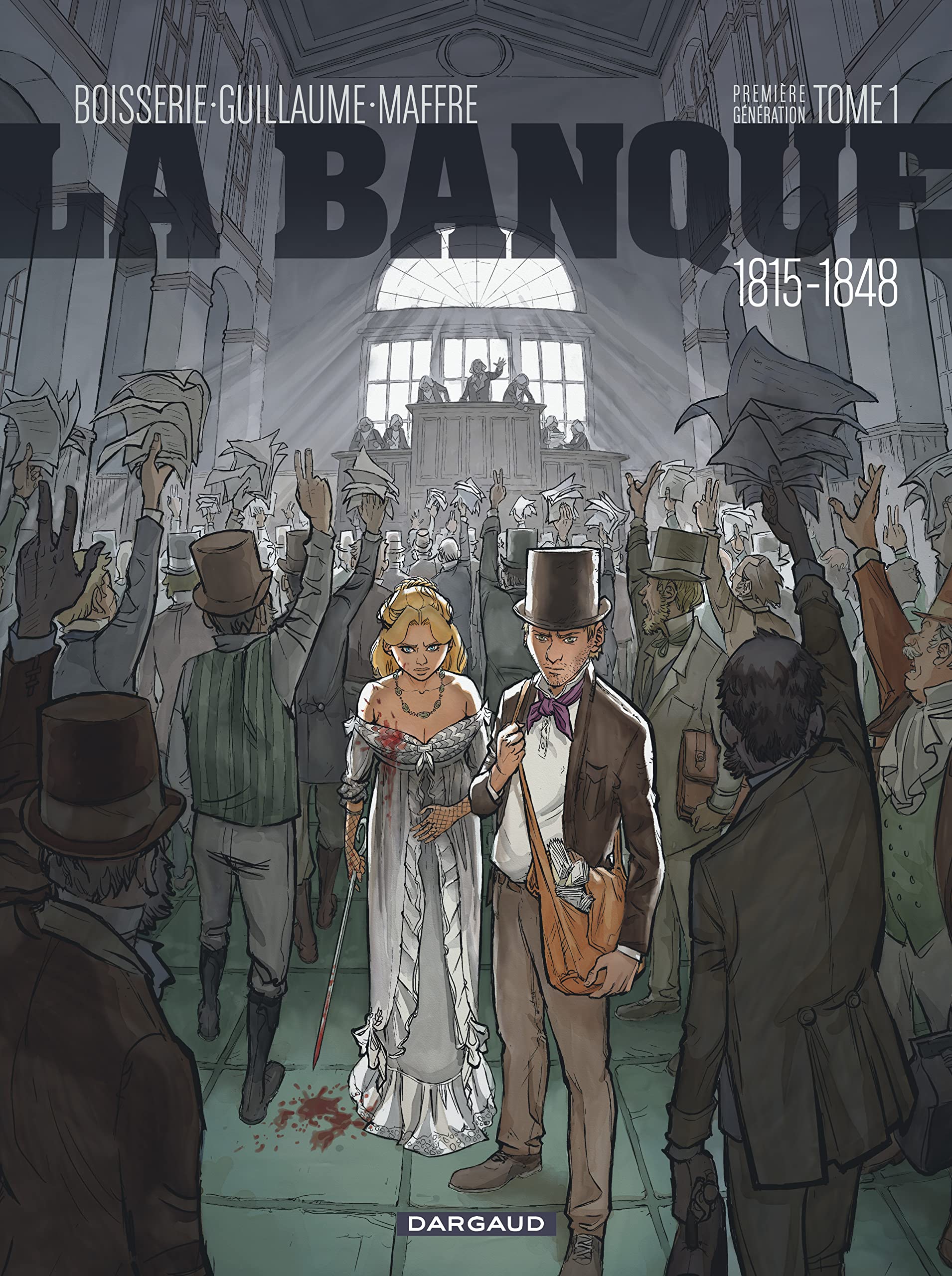 jaquette livre Banque (La) - tome 1 - L'Initié de Waterloo