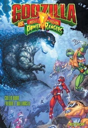 jaquette livre Godzilla Vs - Mighty Morphin Power Rangers