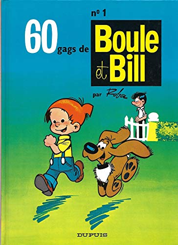 jaquette livre Boule & Bill Tome 1 : 60 Gags De Boule Et Bill