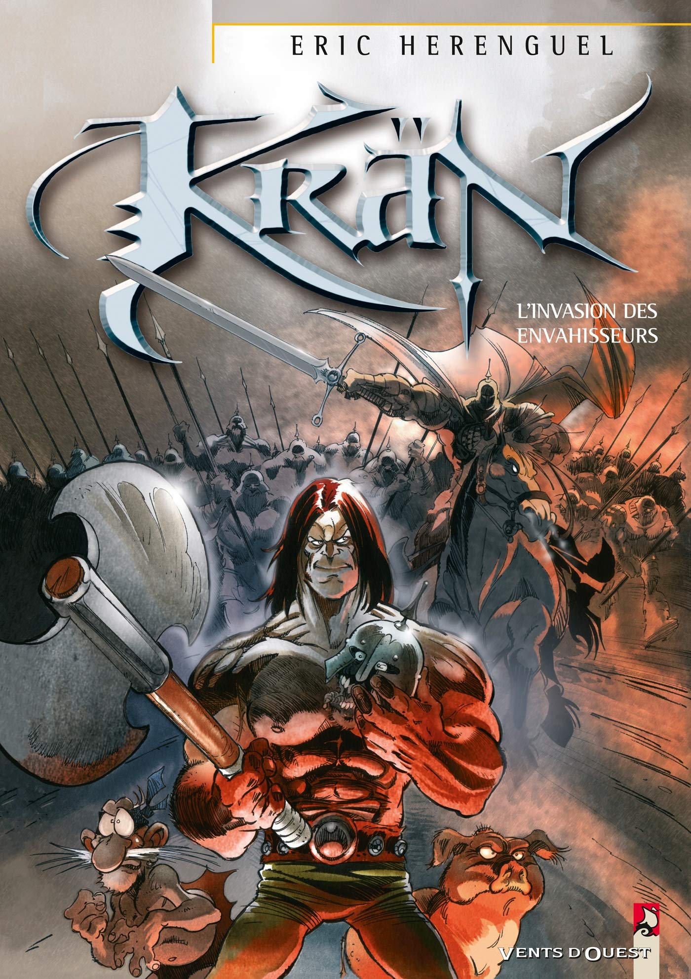 jaquette livre Krän le barbare, tome 5