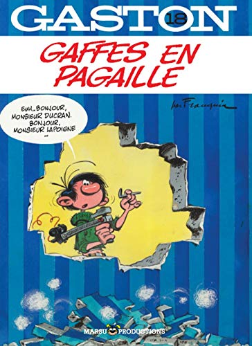 jaquette livre Gaston Tome 18 - Gaffes En Pagaille