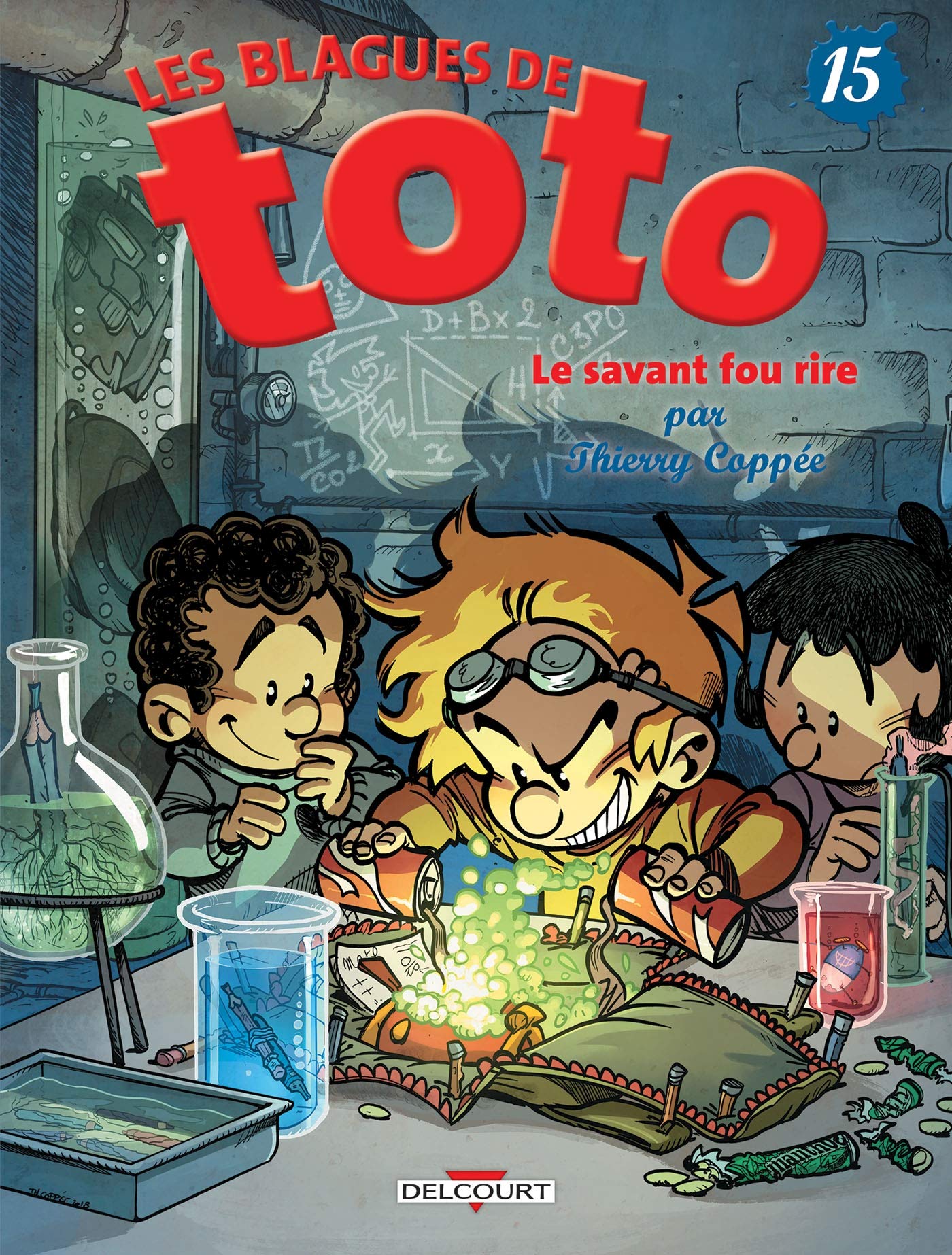 jaquette livre Les Blagues de Toto T15 - Le Savant Fou rire