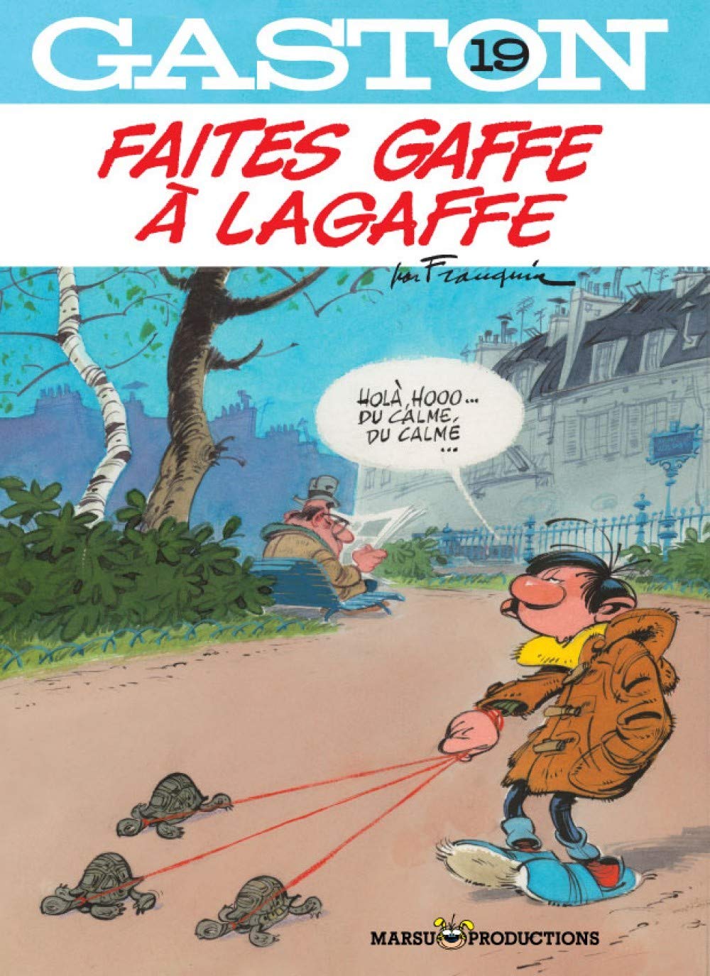 jaquette livre Gaston - tome 19 - Faites gaffe à Lagaffe