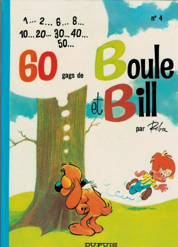 jaquette livre Boule & Bill Tome 4 : 60 Gags De Boule Et Bill