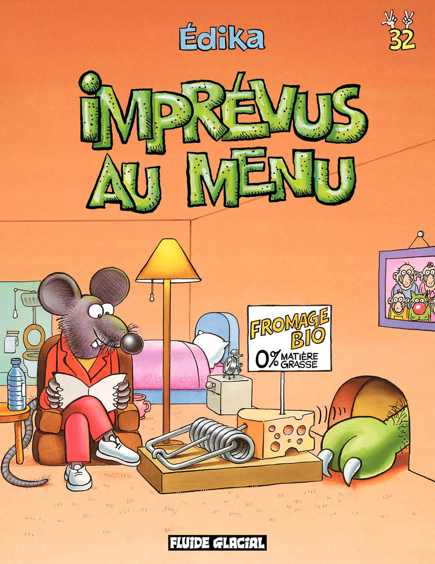 jaquette livre Edika, Tome 32 : Imprévus au menu