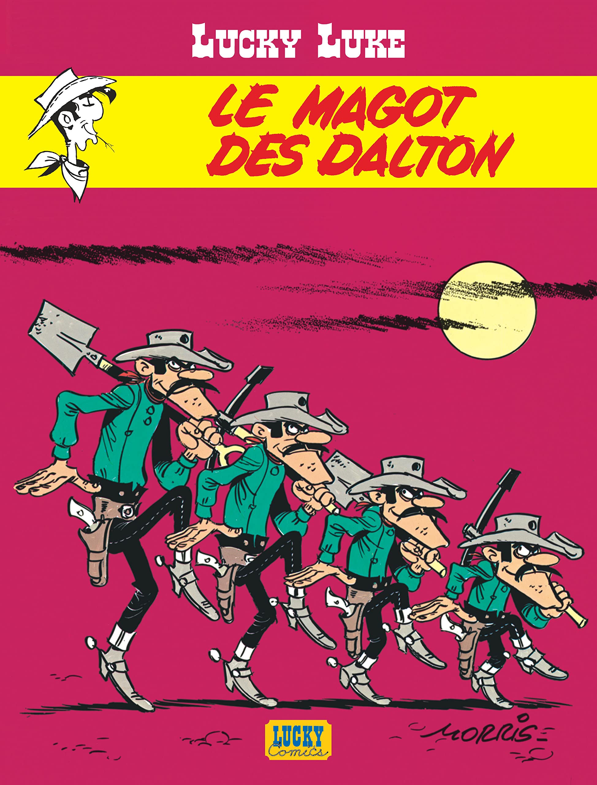 jaquette livre Lucky Luke, tome 16 : Le magot des Dalton