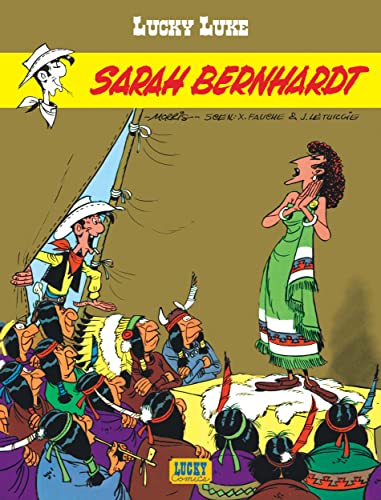 jaquette livre Lucky Luke Tome 19 - Sarah Bernhardt