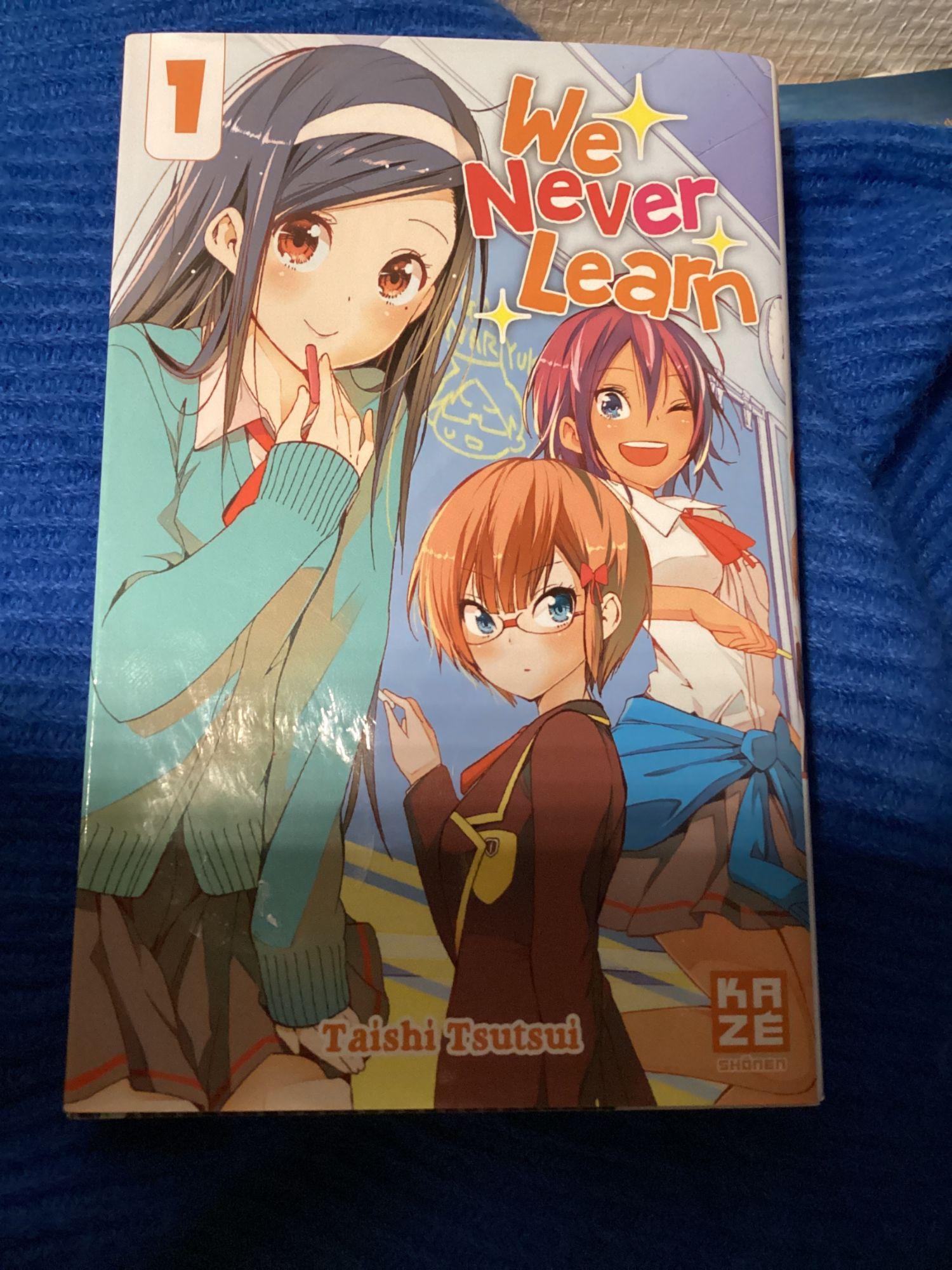 jaquette livre We never learn 1