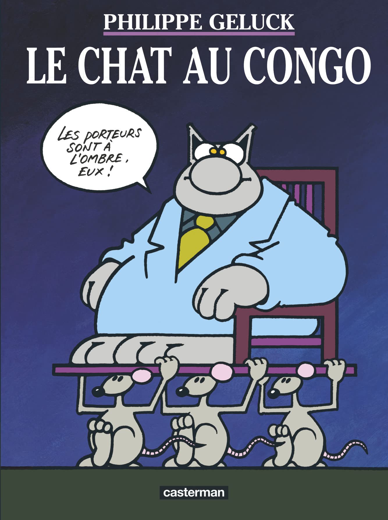 jaquette livre Le Chat au Congo, tome 5