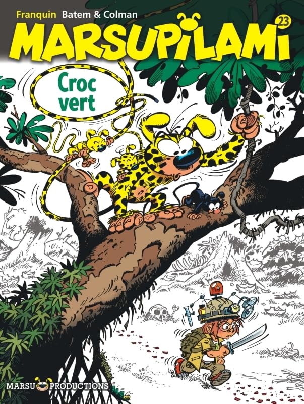 jaquette livre Marsupilami Tome 23 - Croc Vert