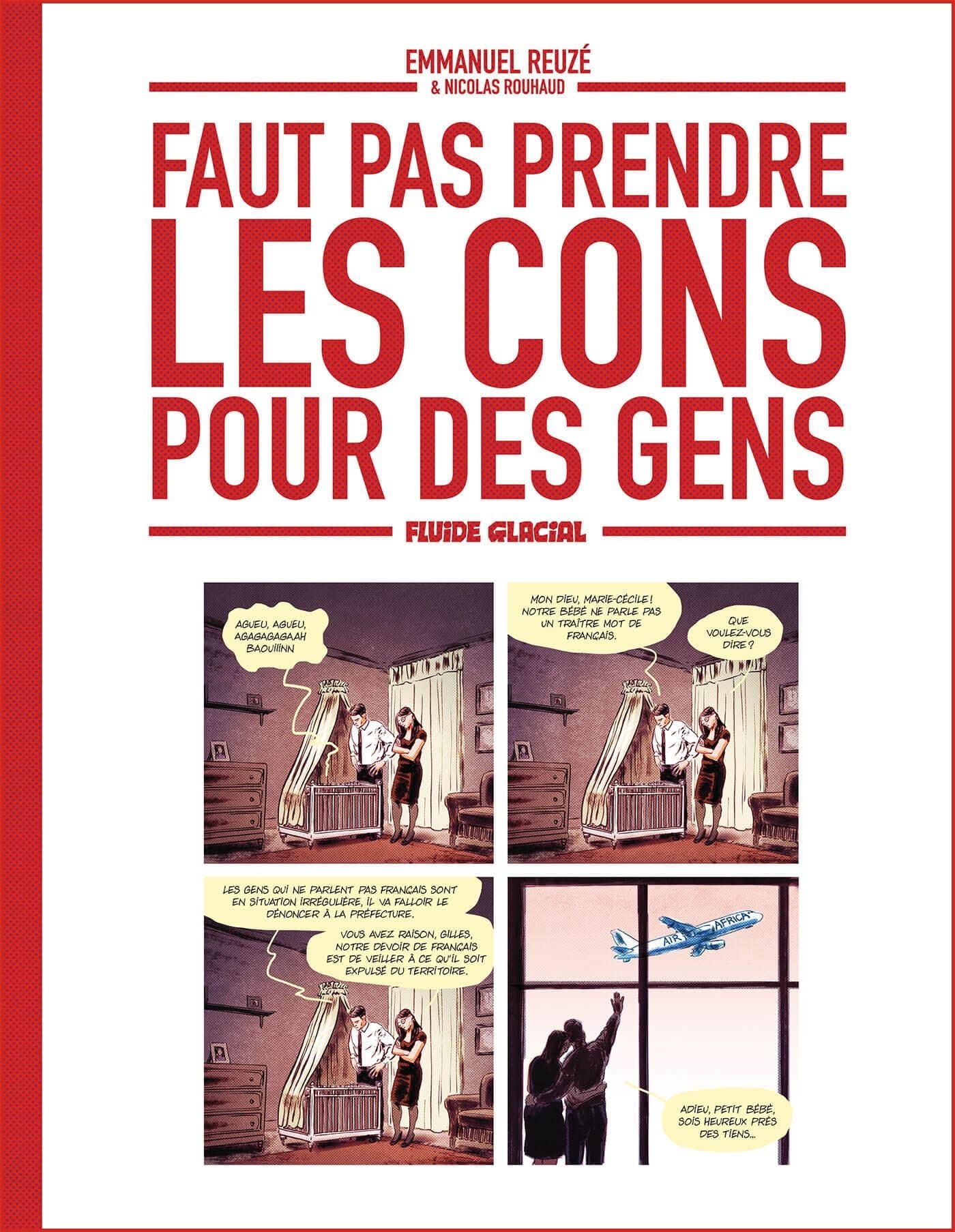 jaquette livre Faut pas prendre les cons pour des gens