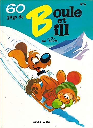 jaquette livre Boule & Bill Tome 6 : 60 Gags De Boule Et Bill
