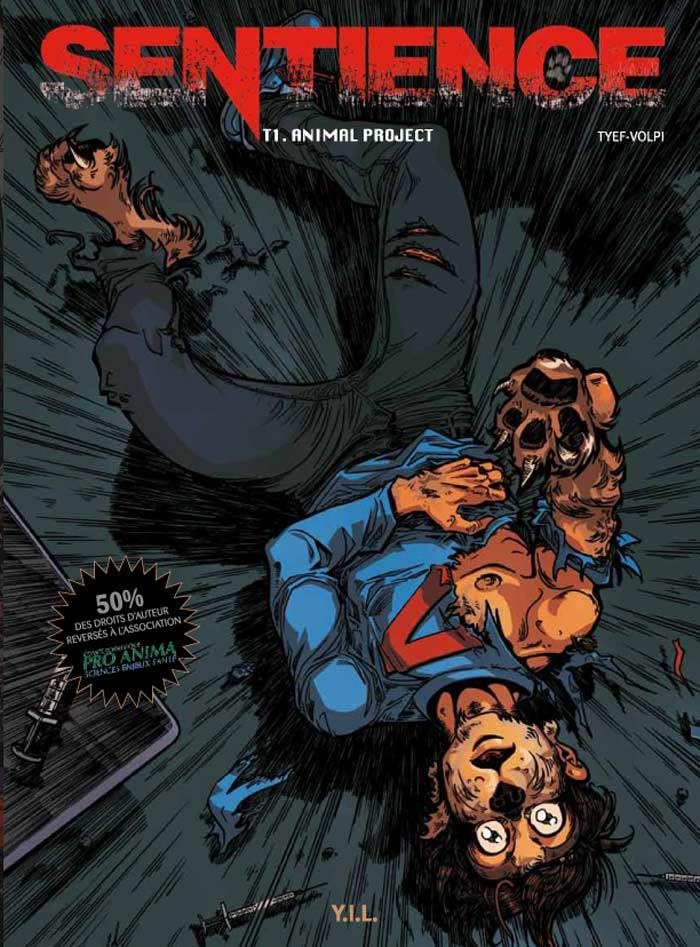 jaquette livre Sentience T.1