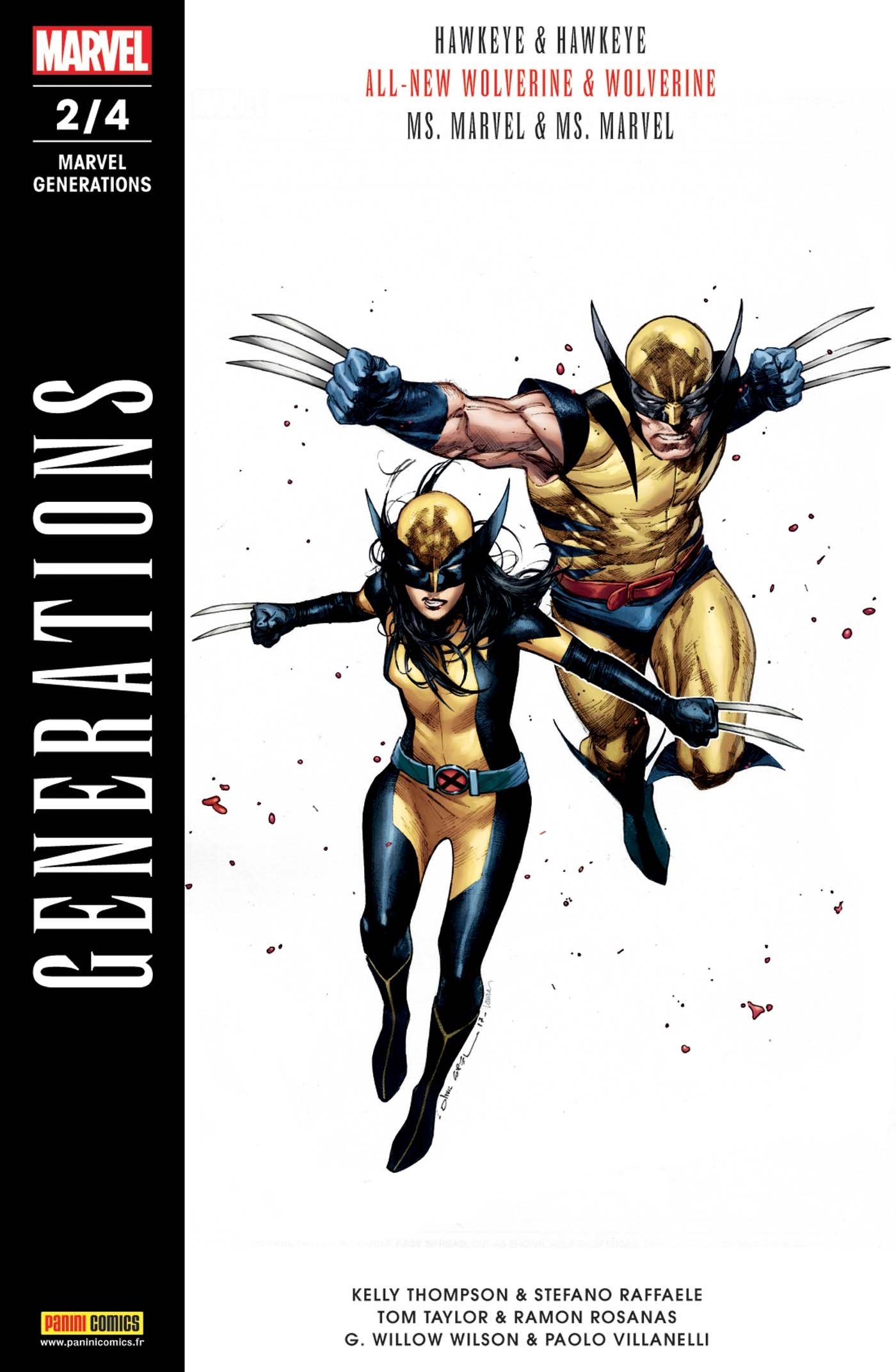 jaquette livre Marvel Générations n°2