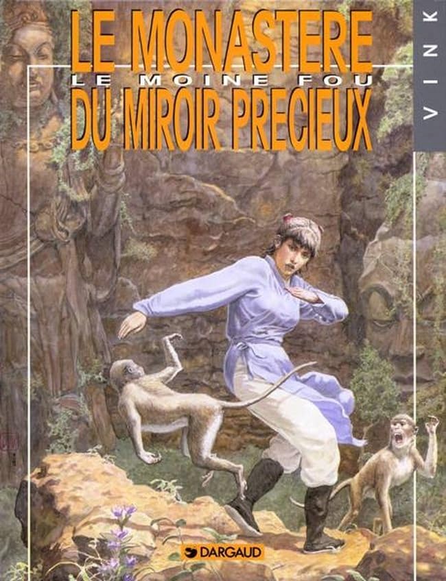 jaquette livre Le Moine Fou N° 5 - Le Monastère Du Miroir Précieux