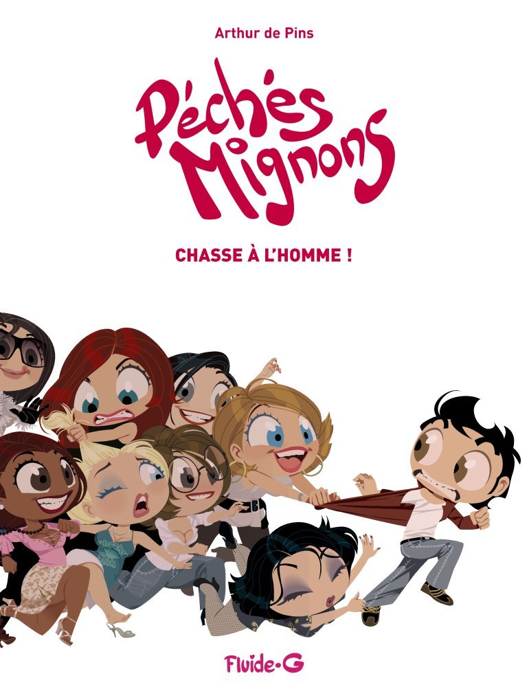 jaquette livre Péchés Mignons, Tome 2 : Chasse à l'homme !
