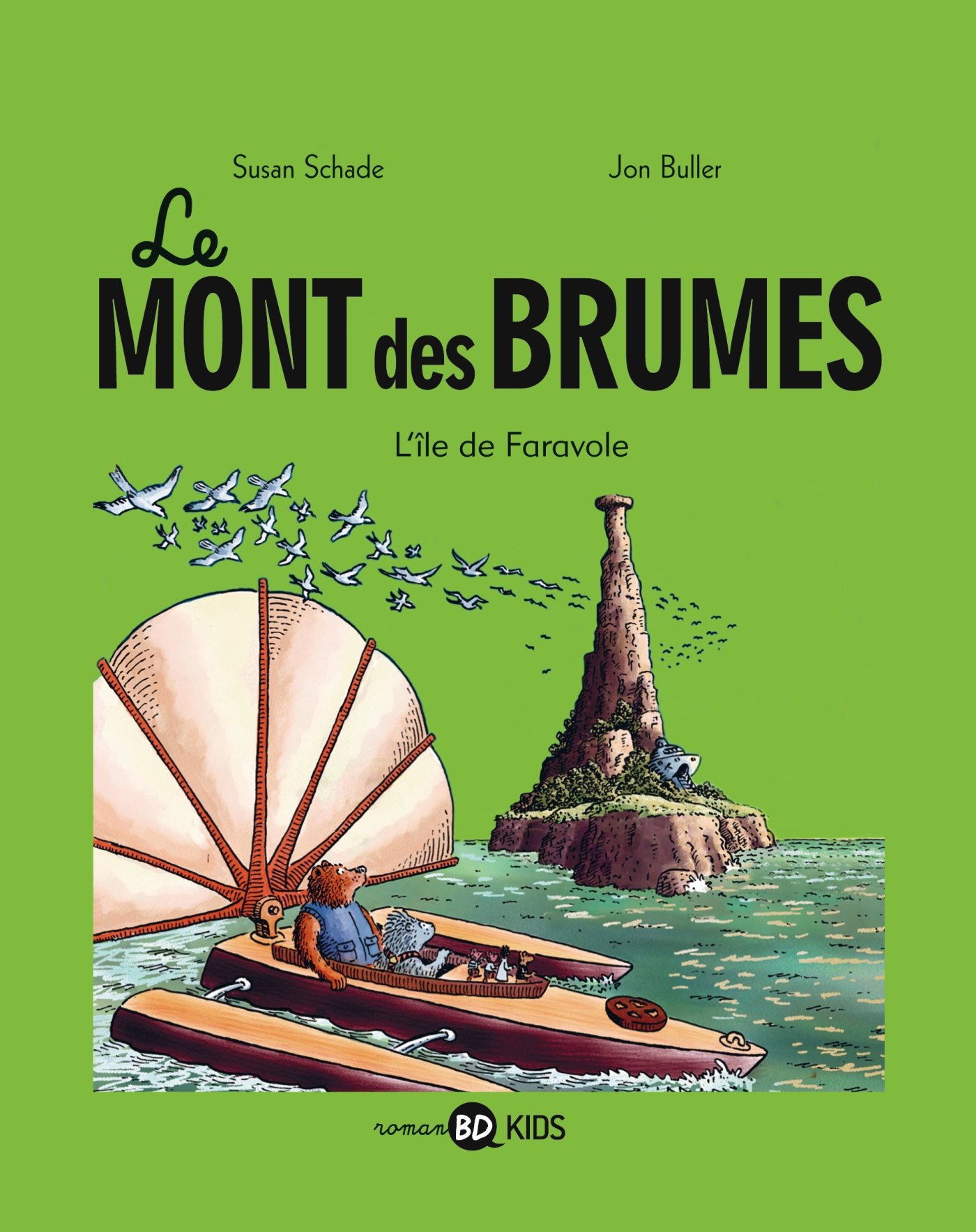 jaquette livre Le mont des brumes, Tome 02: L'île de Faravole