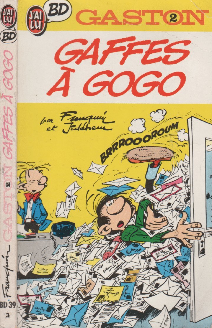 jaquette livre Gaston n° 2 : Gaffes à gogo