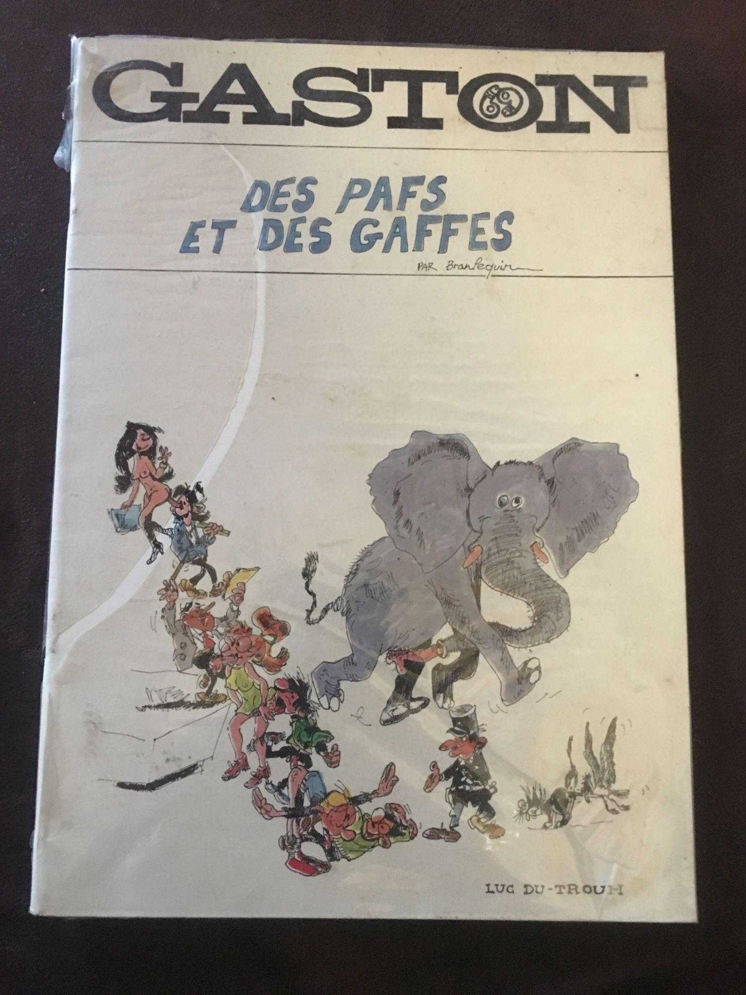 jaquette livre Bd Gaston des pafs et des gaffes
