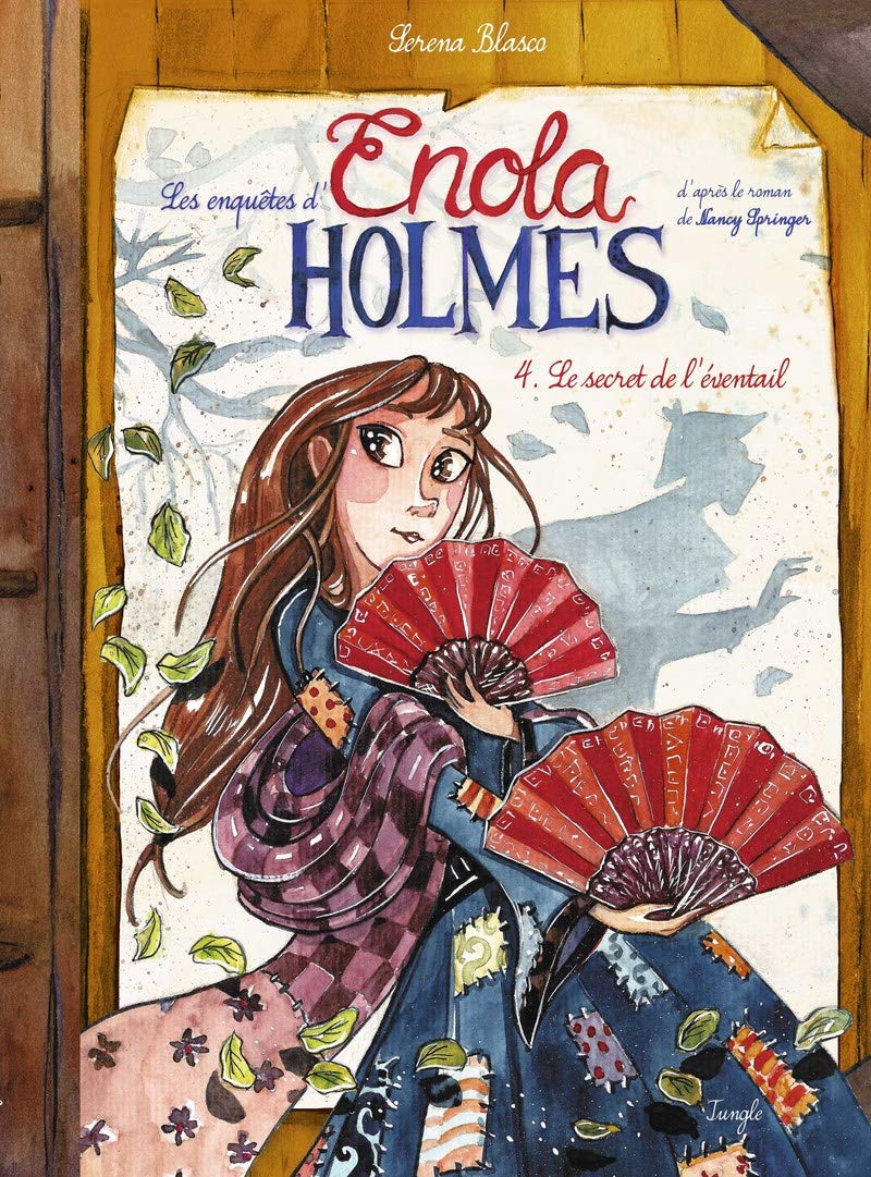 jaquette livre Enola holmes t4
