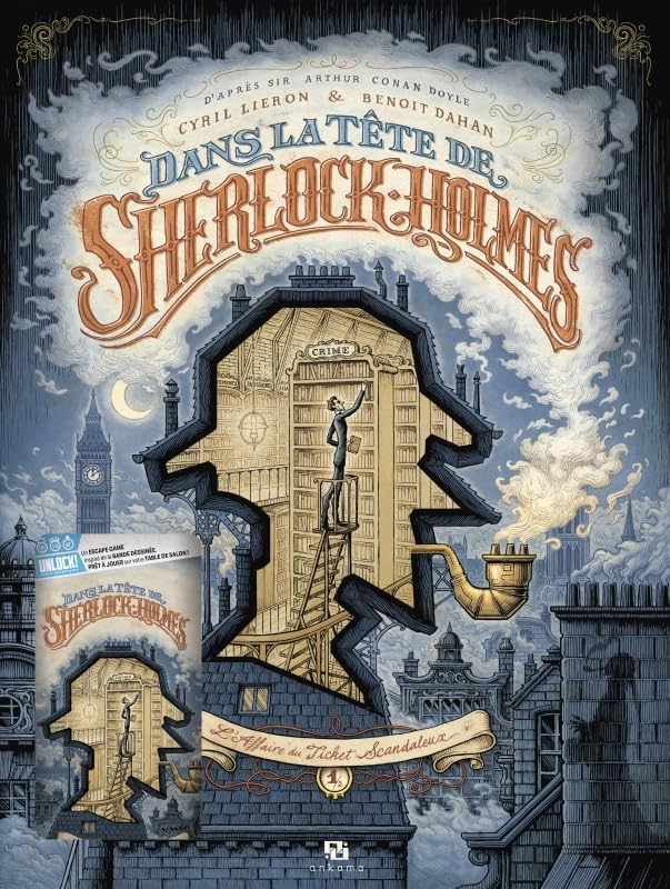 jaquette livre Dans La Tête De Sherlock Holmes Tome 1 - Coffret Avc Un Jeu Unlock! Short Adventures