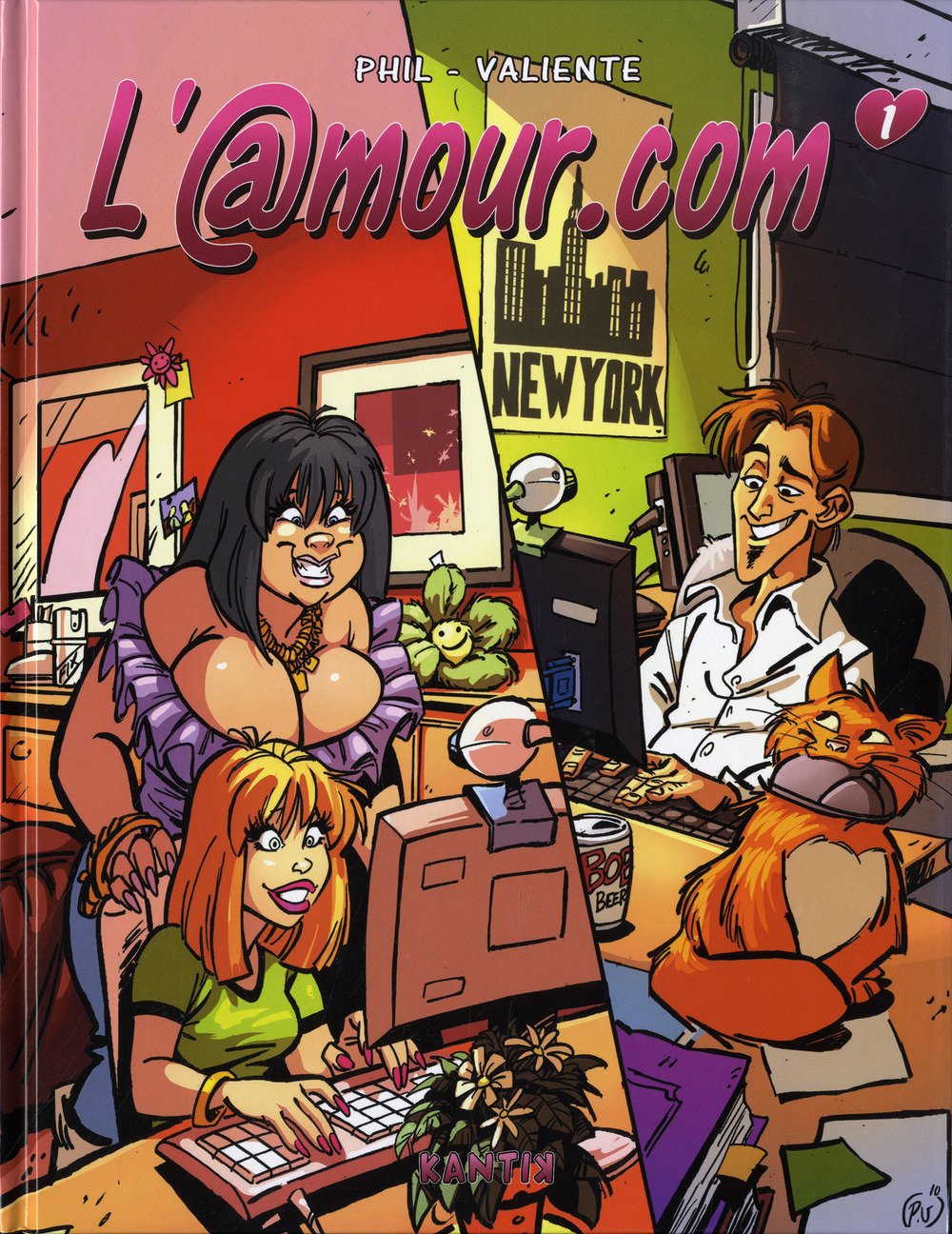 jaquette livre L'@MOUR.COM, Tome 1 :
