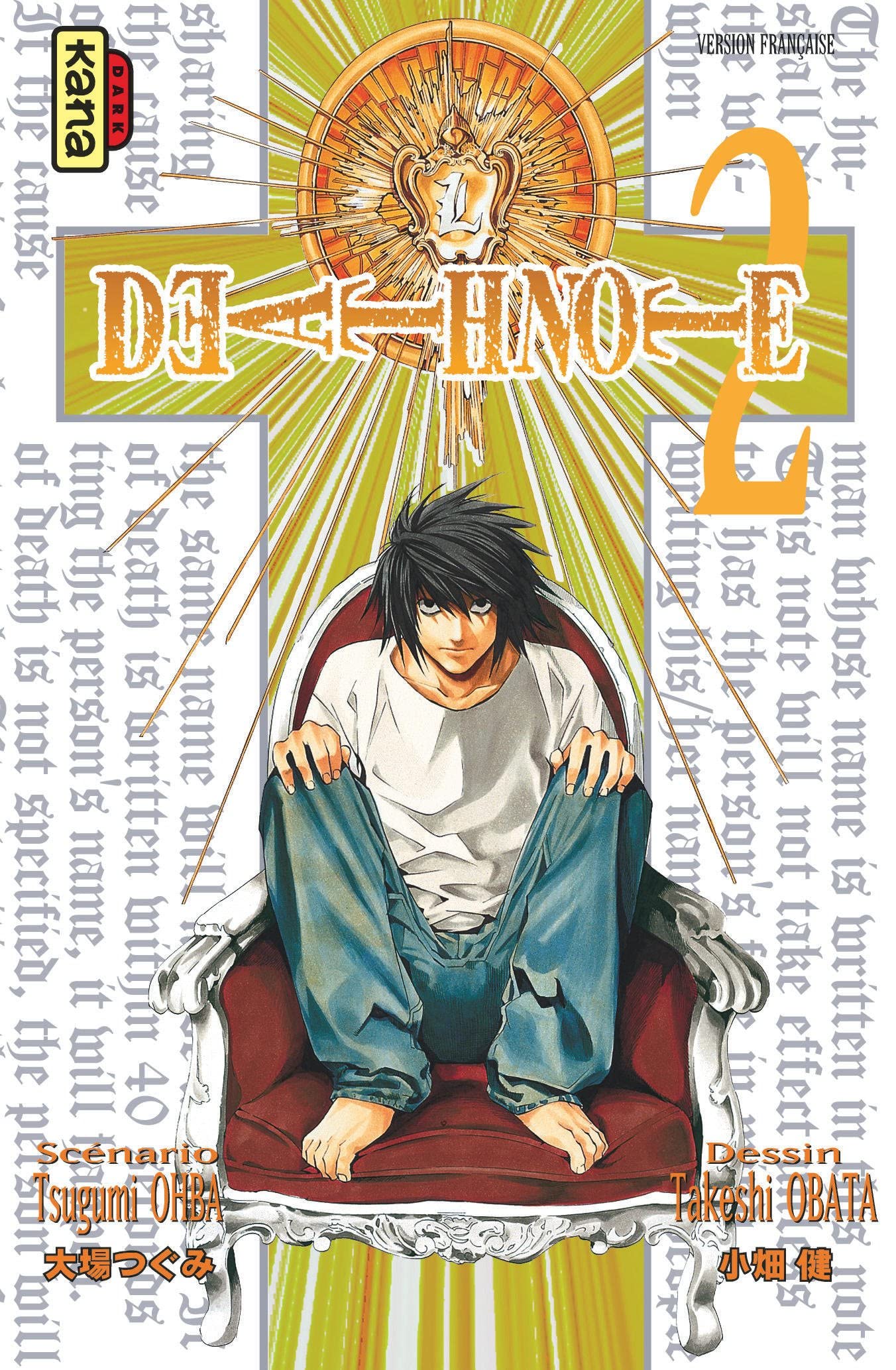jaquette livre Death note Vol.2