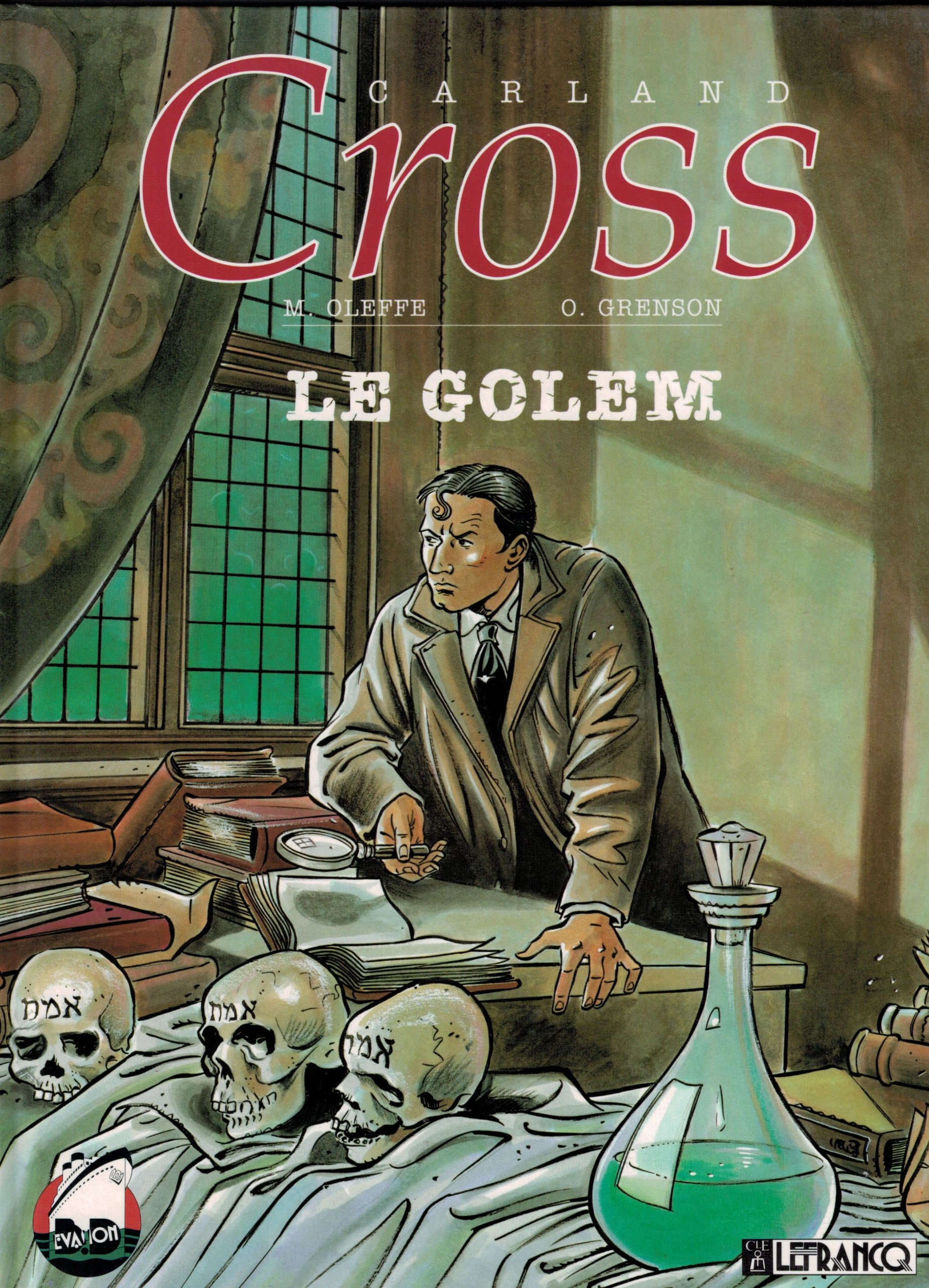 jaquette livre CARLAND CROSS NUMERO 4 : LE GOLEM