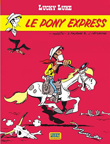 jaquette livre Lucky Luke Tome 28 - Le Pony Express