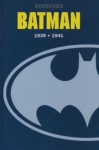 jaquette livre Archives Batman 1939-1941