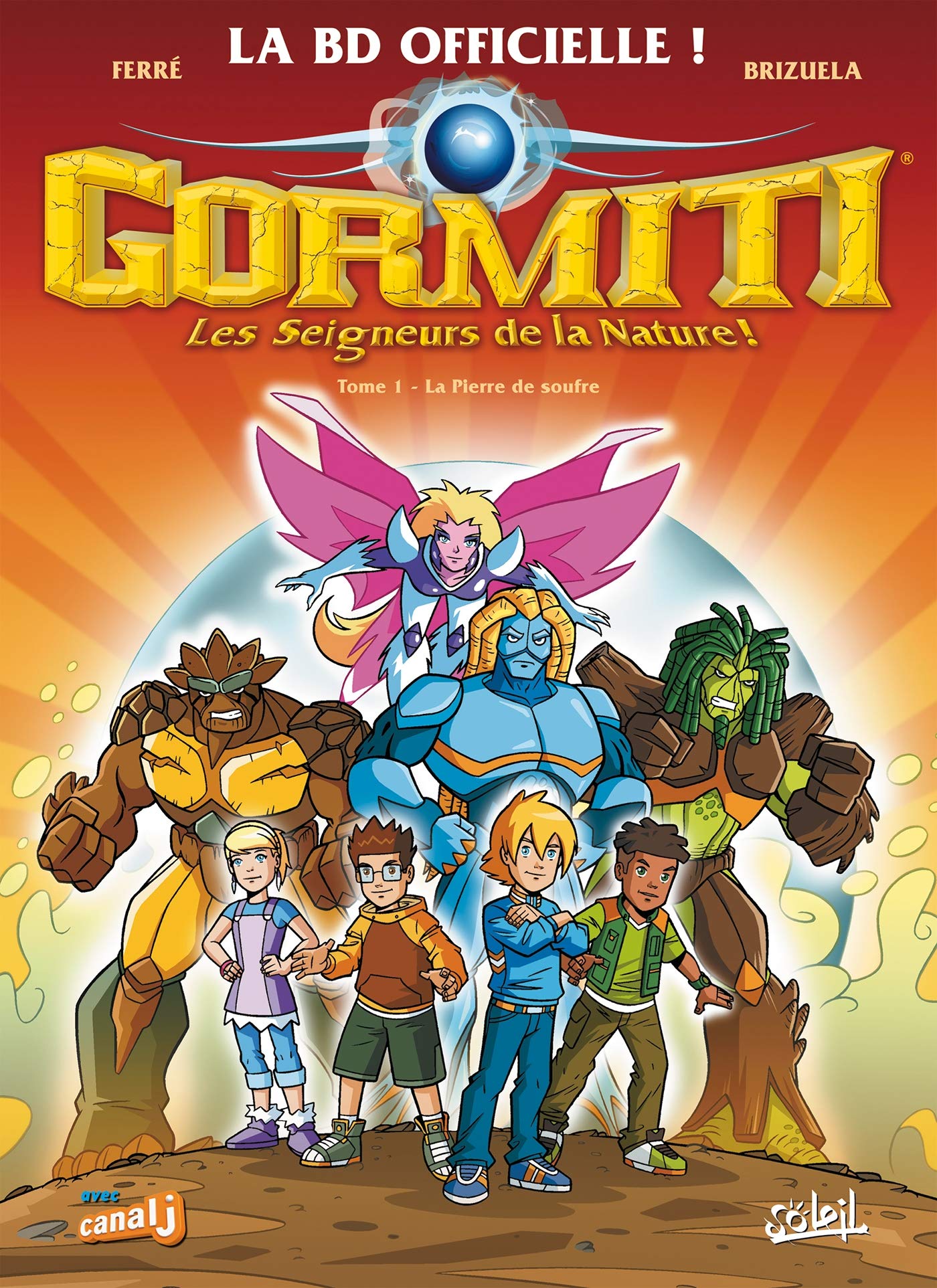 jaquette livre Gormiti T01