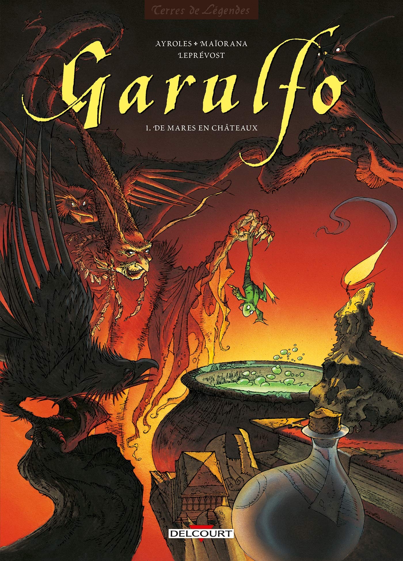 jaquette livre Garulfo, tome 1 : De mares en châteaux