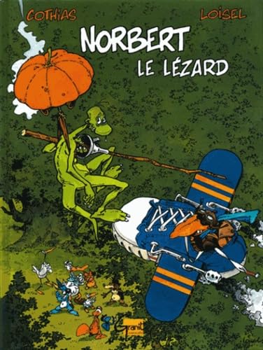 jaquette livre Norbert Le Lézard