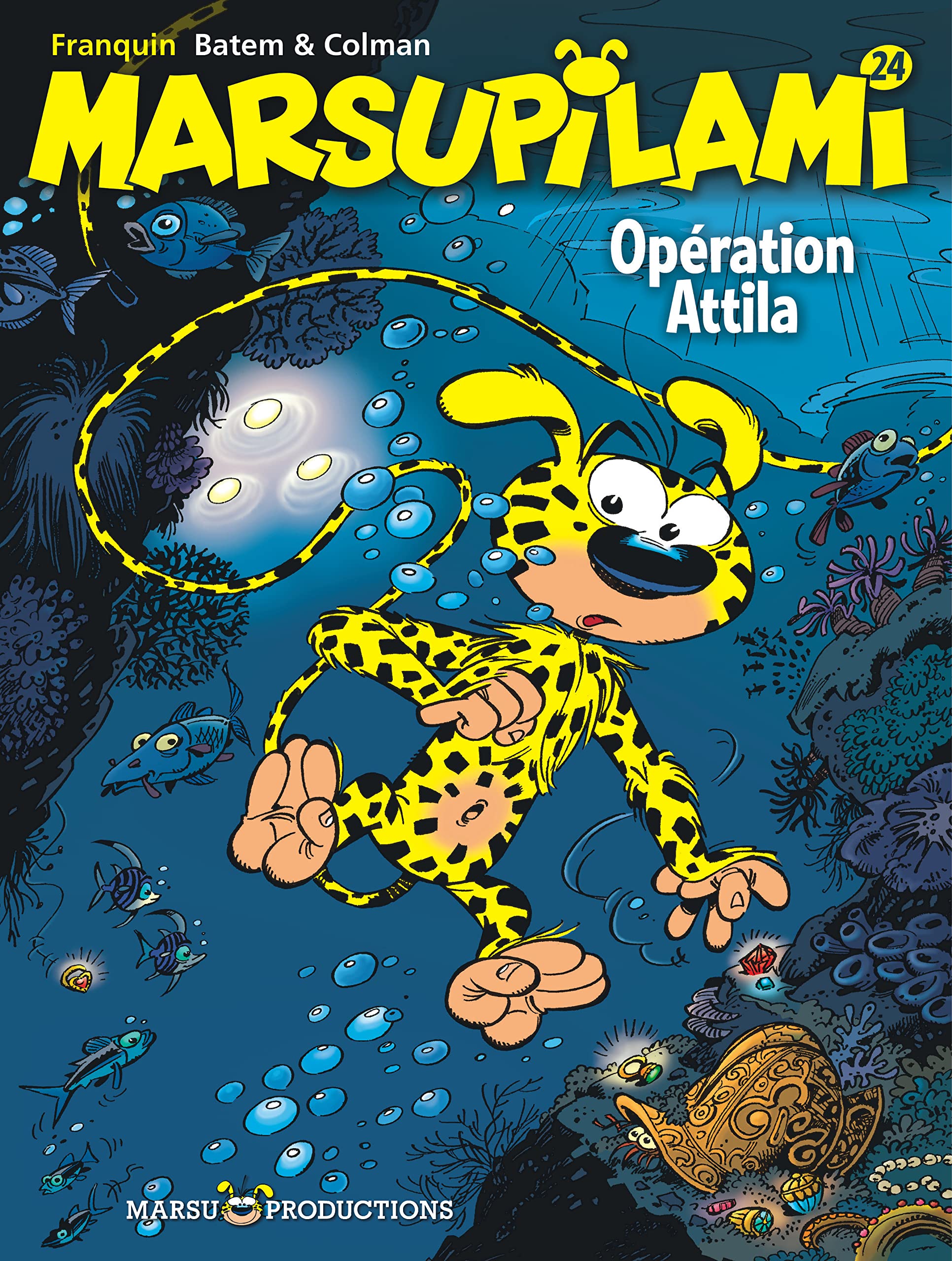 jaquette livre Marsupilami, Tome 24 : Opération Attila