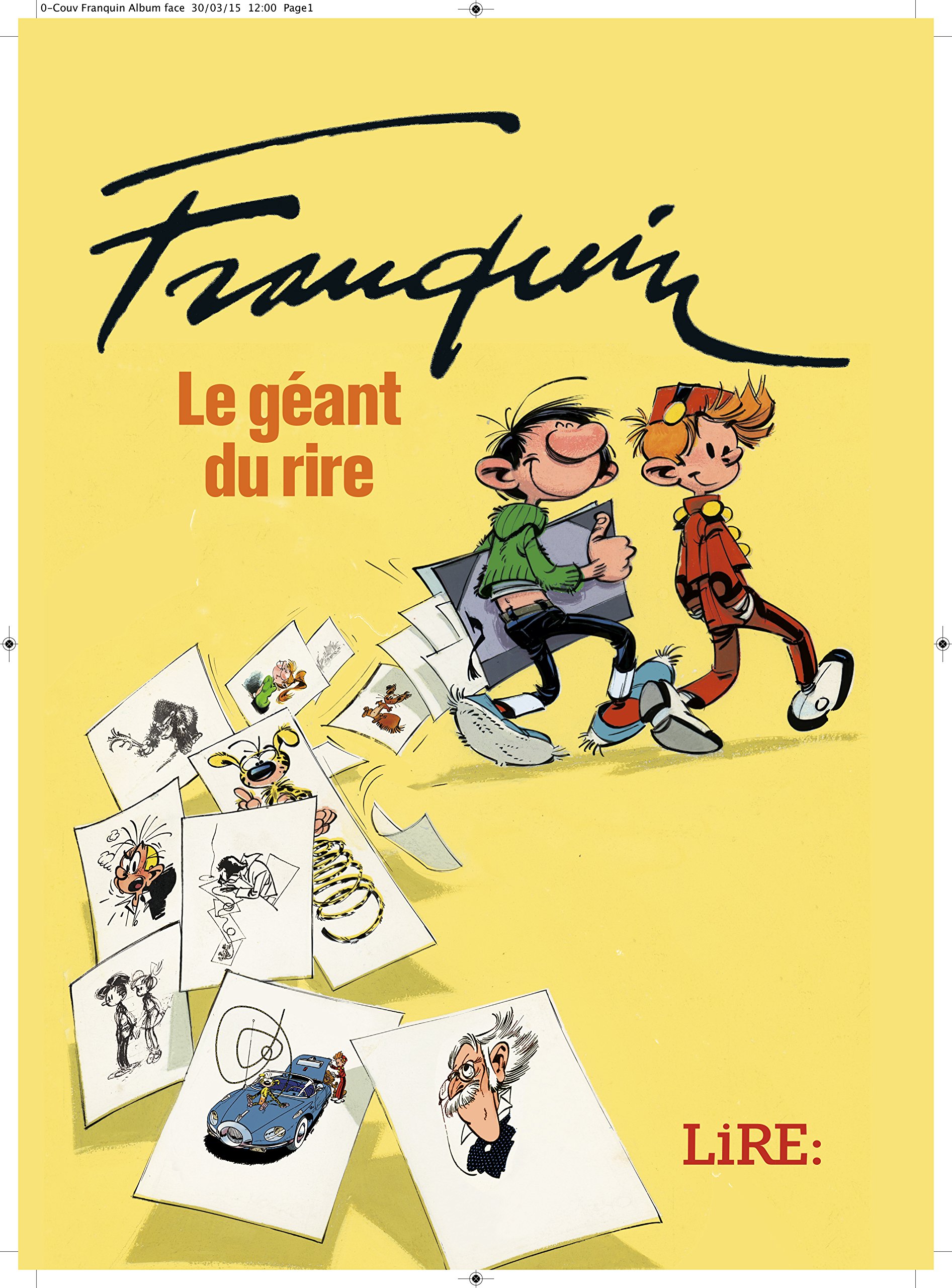 jaquette livre Franquin, le Géant du Rire - Lire Hors-série