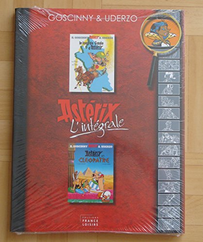 jaquette livre astérx l'intégral: le tour de Gaule d'astérix - astérix et cléopatre