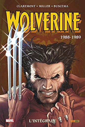 jaquette livre Wolverine : L'intégrale Tome 1 - 1988-1989