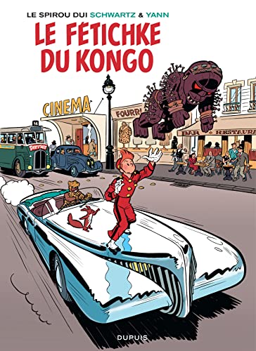 jaquette livre Le Spirou De - Tome 7 - Le Fétichke Du Kongo - En Bruxellois