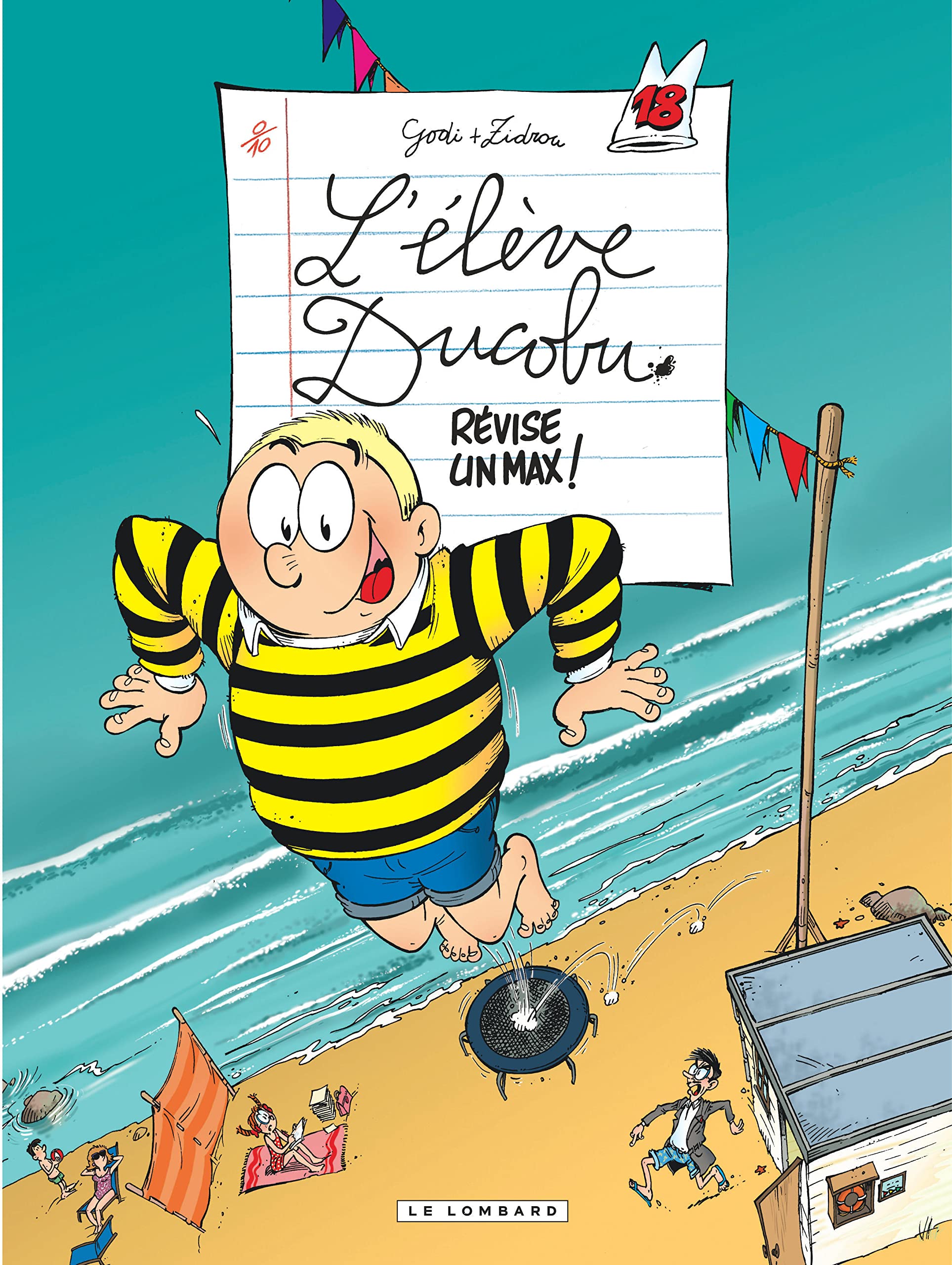 jaquette livre L'Elève Ducobu  - tome 18 - Révise un max!