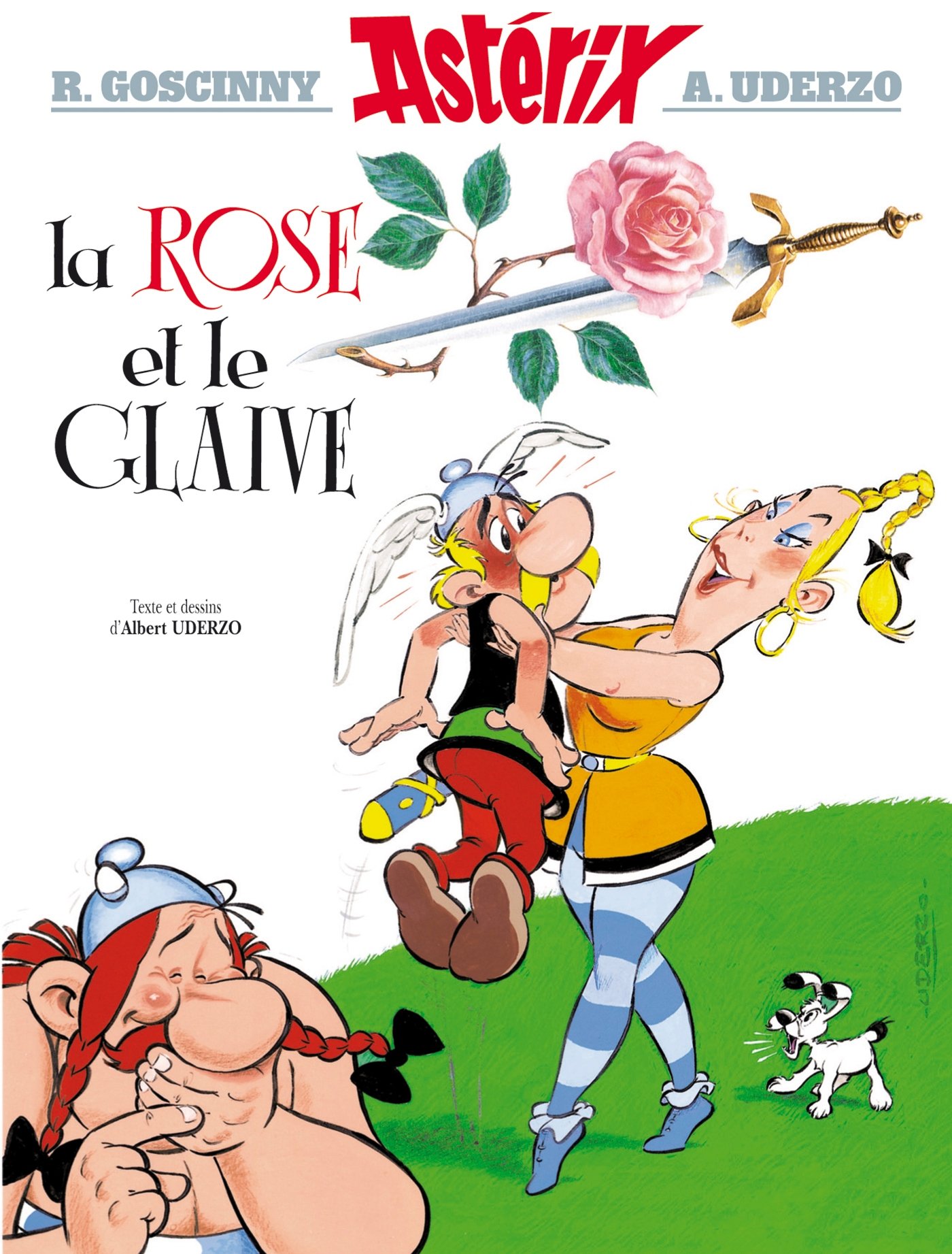 jaquette livre Astérix - La rose et le glaive - n°29