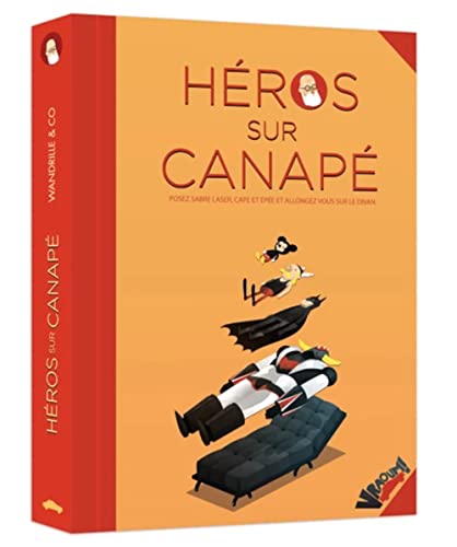 jaquette livre Héros Sur Canapé