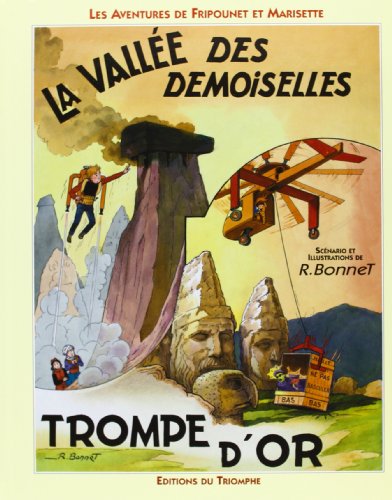 jaquette livre Les Aventures De Fripounet Et Marisette - La Vallée Des Demoiselles - Trompe D'or