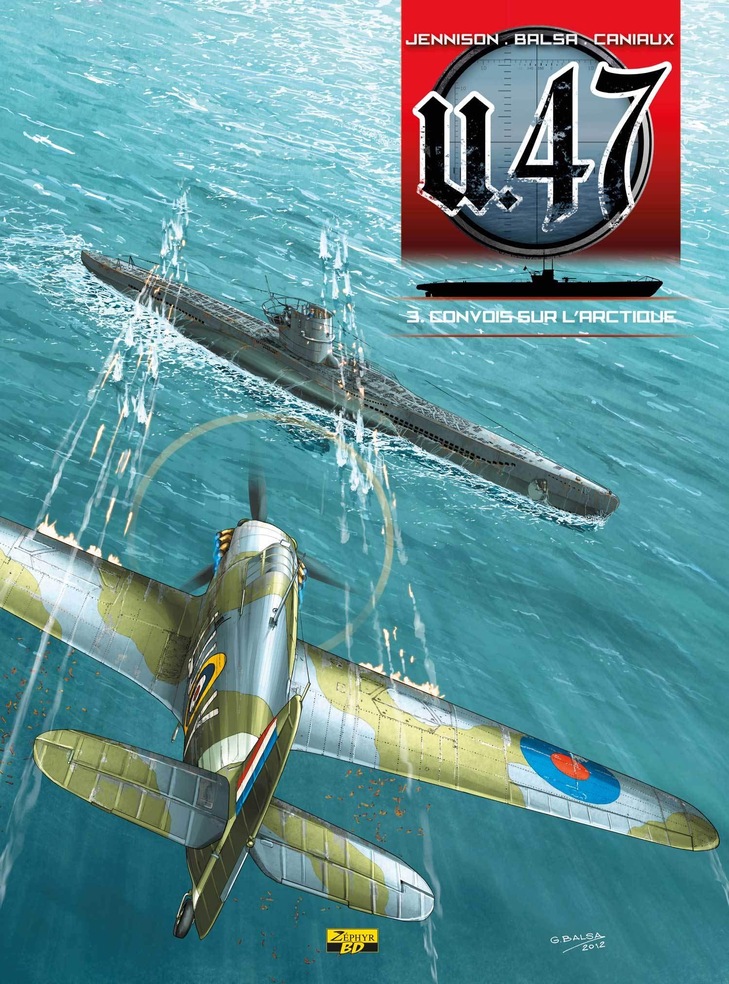 jaquette livre U.47, tome 3 : Convois sur l'arctique
