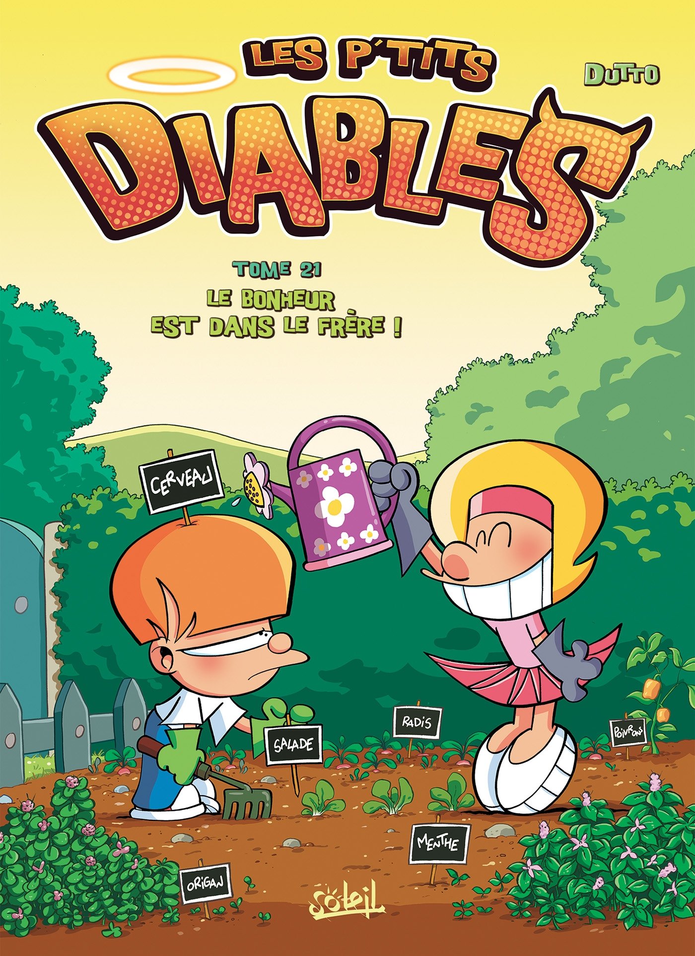 jaquette livre Les P'tits Diables T21