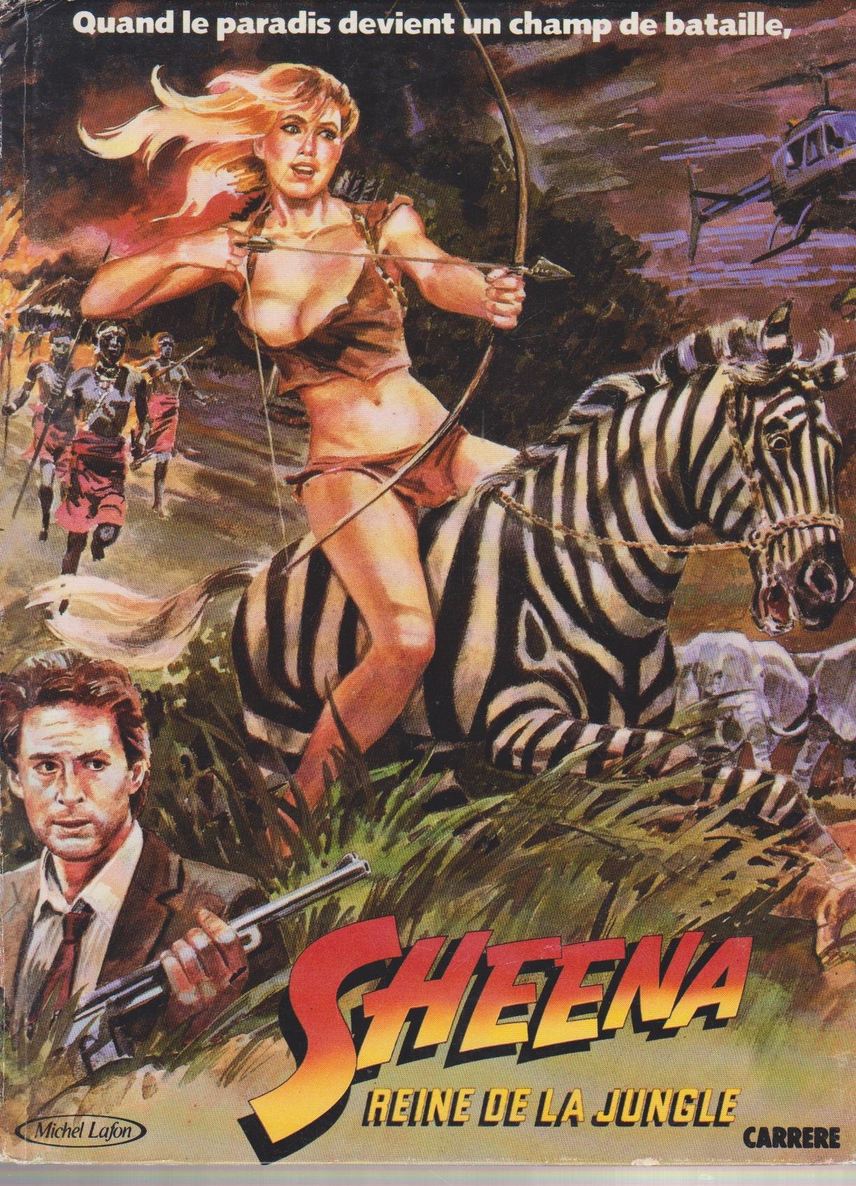 jaquette livre Sheena, reine de la jungle