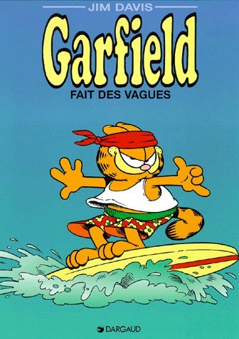 jaquette livre GARFIELD FAIT DES VAGUES