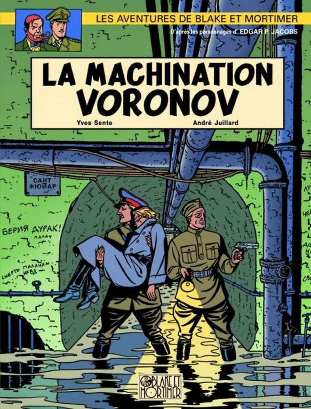 jaquette livre Blake et Mortimer, n° 14 : La machination Voronov