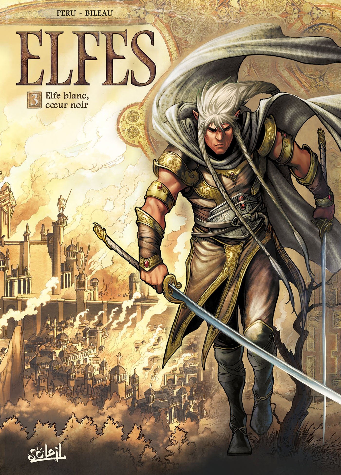 jaquette livre Elfes, tome 3 : Elfe blanc, coeur noir