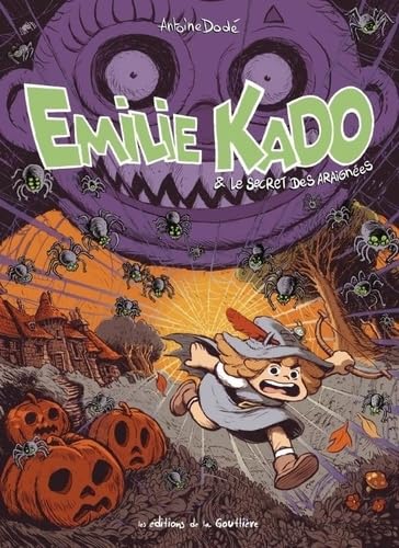 jaquette livre Emilie Kado & Le Secret Des Araignées
