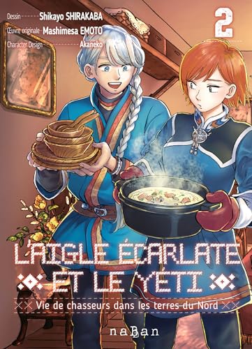 jaquette livre Aigle écarlate et le Yéti - Vie de chasseurs dans les terres du Nord (L') - Tome 2